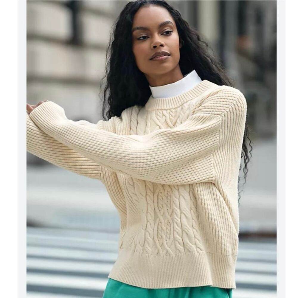 Varley Mondain Cable Knit Sweater